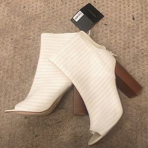 white open toe boots